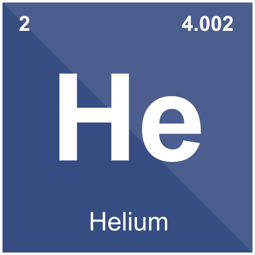 헬륨 Generic color fill icon
