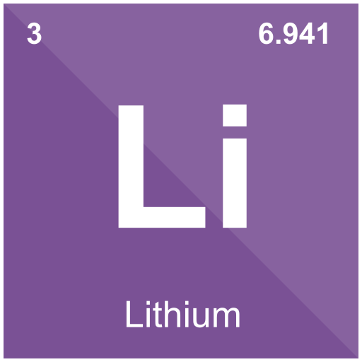 リチウム Generic color fill icon