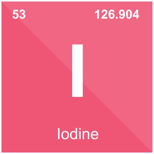Iodine Generic color fill icon