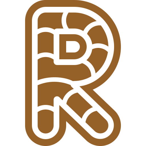 buchstabe r Generic color lineal-color icon