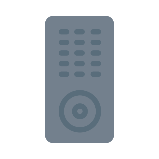 afstandsbediening Generic Flat icoon