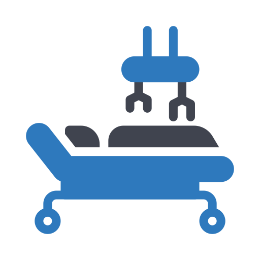 ロボット手術 Generic Blue icon