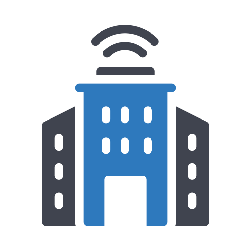 Smart city Generic Blue icon