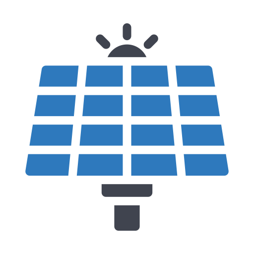 Solar panel Generic Blue icon