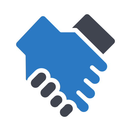 tomados de la mano Generic Blue icono