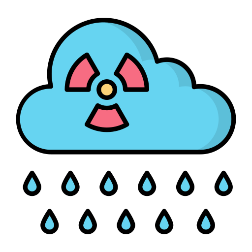 lluvia ácida Generic color lineal-color icono