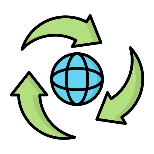 reciclaje Generic color lineal-color icono
