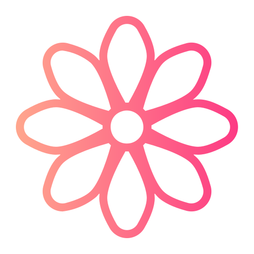 Flower Generic gradient outline icon