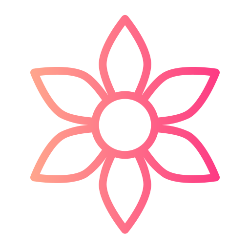 Цветок Generic gradient outline иконка
