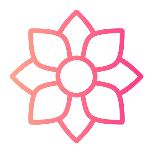 花 Generic gradient outline icon