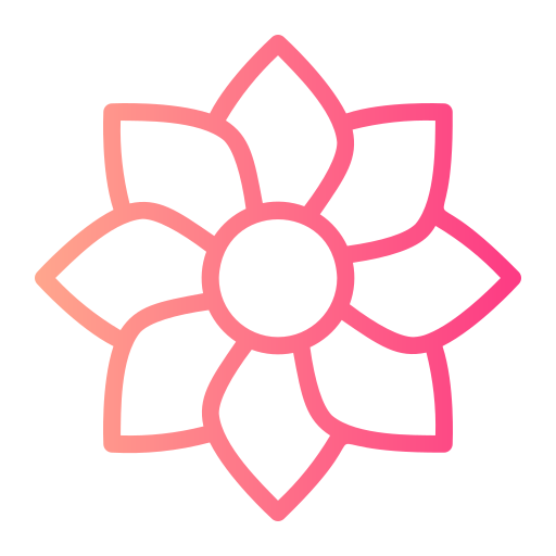 Flower Generic gradient outline icon