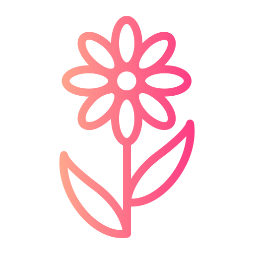 flor Generic gradient outline icono