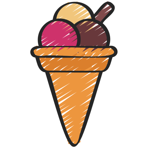 cucurucho de helado Juicy Fish Sketchy icono