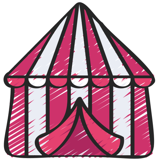 namiot cyrkowy Juicy Fish Sketchy ikona