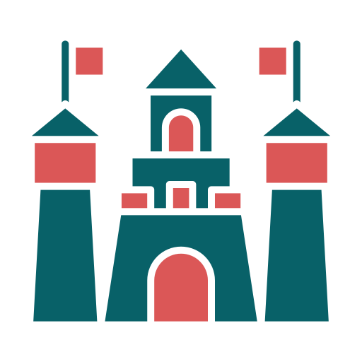 砂のお城 Generic color fill icon