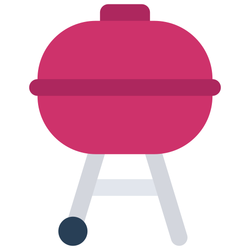Barbeque Juicy Fish Flat icon