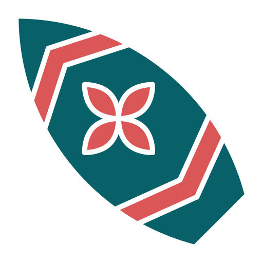 サーフボード Generic color fill icon
