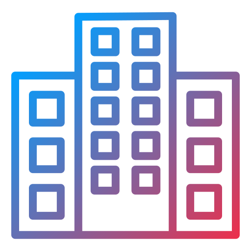 ホテル Generic gradient outline icon