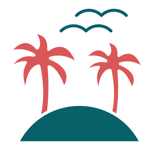 wyspa Generic color fill ikona