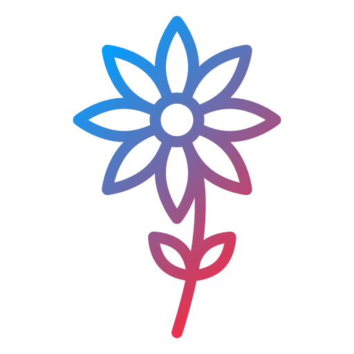 Flower Generic gradient outline icon