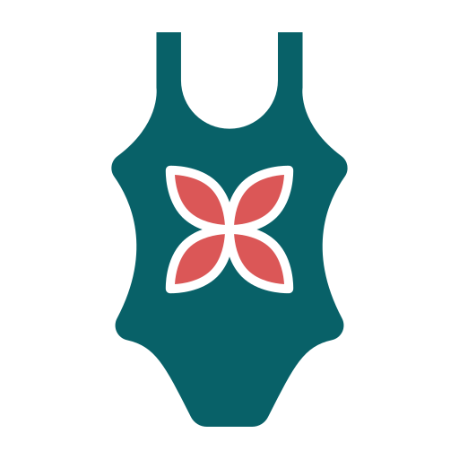 kostium kąpielowy Generic color fill ikona