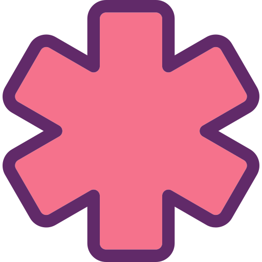 Star of life Generic Outline Color icon