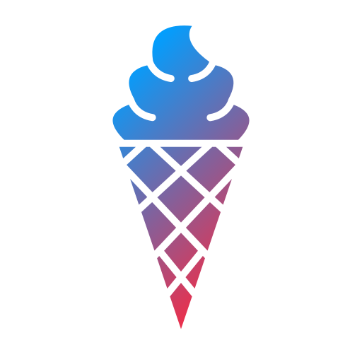 Ice cream Generic gradient fill icon