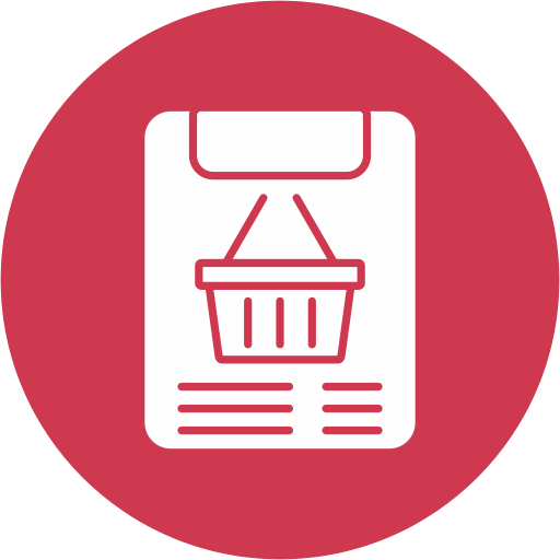 Purchase order Generic color fill icon