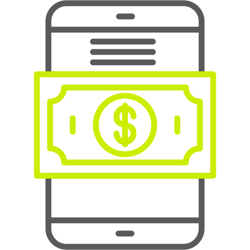 paiement mobile Generic color outline Icône