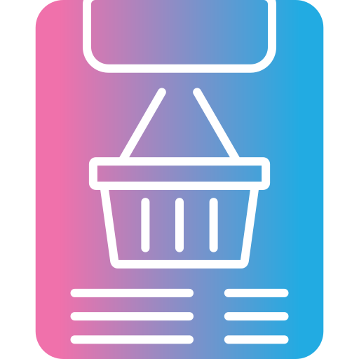 Purchase order Generic gradient fill icon