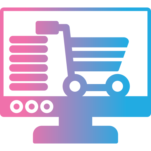 Online shopping Generic gradient fill icon