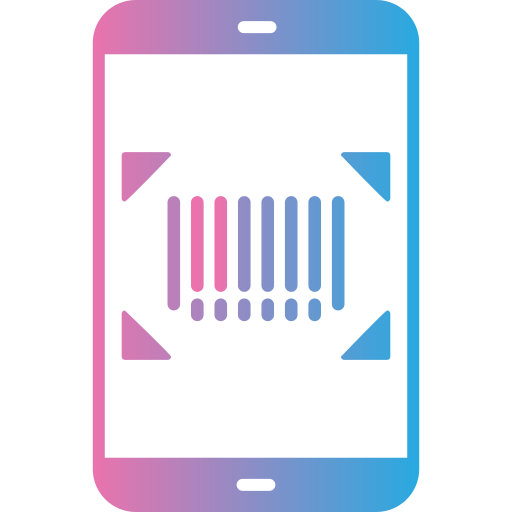 Barcode Scan Generic gradient fill icon