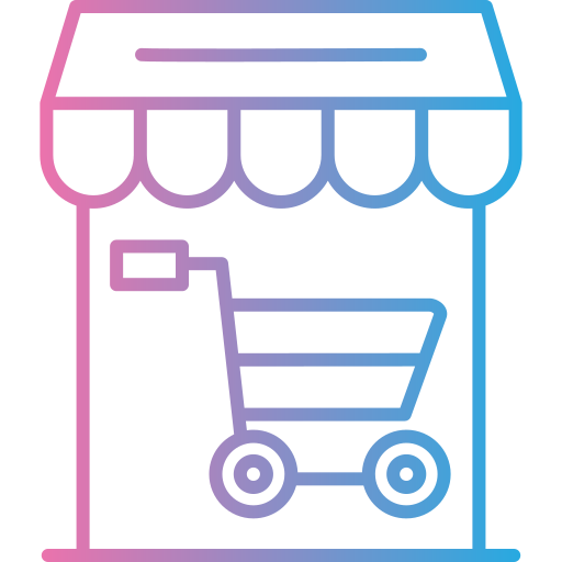 shopping store Generic gradient outline icon