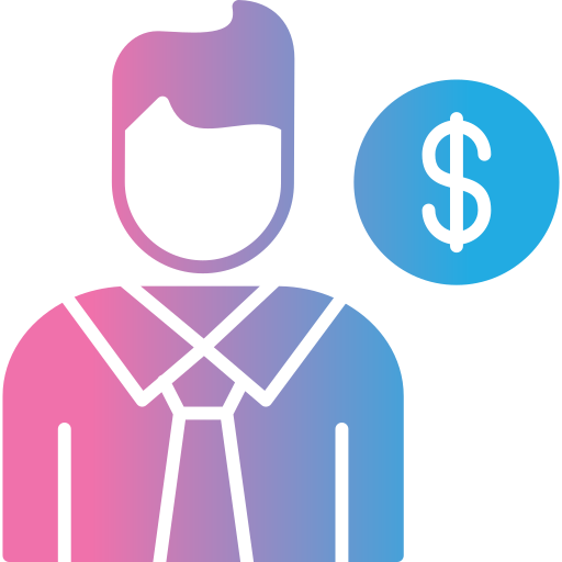 Sales person Generic gradient fill icon