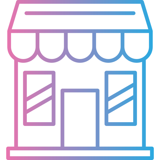 supermarket Generic gradient outline ikona