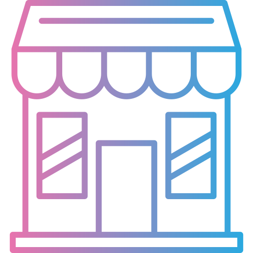 supermercado Generic gradient outline icono