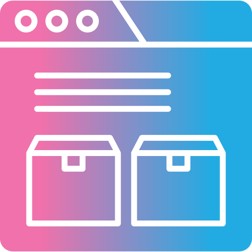 webサイト Generic gradient fill icon