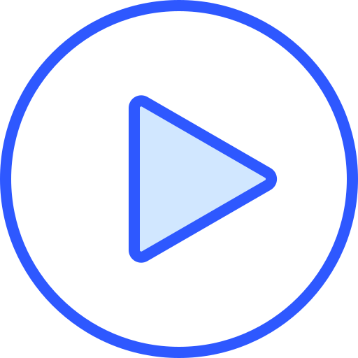 Play button Generic color lineal-color icon
