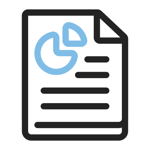 File report Generic color outline icon