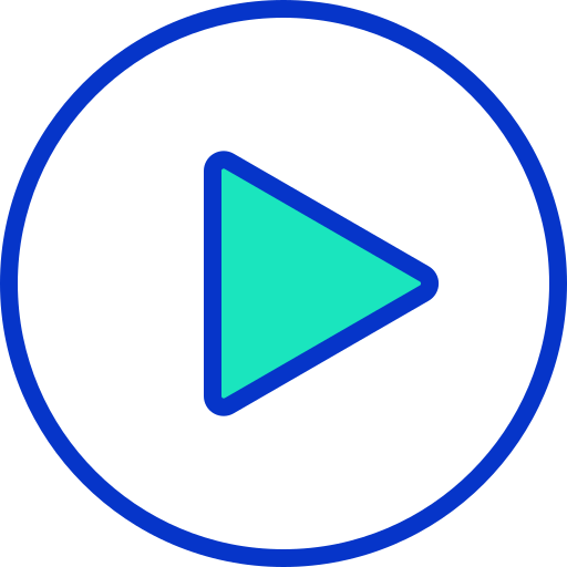 Play button Generic color lineal-color icon