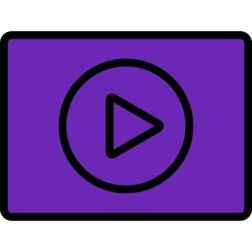 video Generic color lineal-color icon