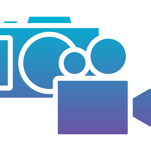 videokamera Generic gradient fill icon