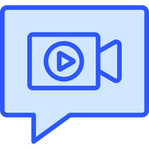 chat de video Generic color lineal-color icono