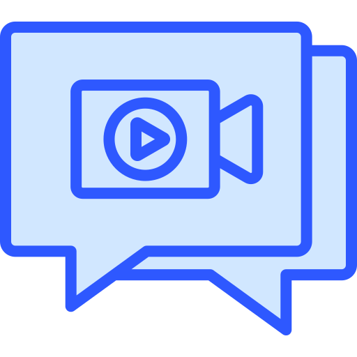 chat de video Generic color lineal-color icono