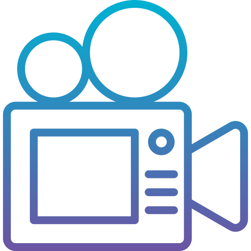 Video Camera Generic gradient outline icon