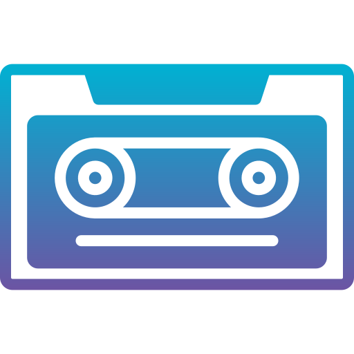 cassette Generic gradient fill Icône