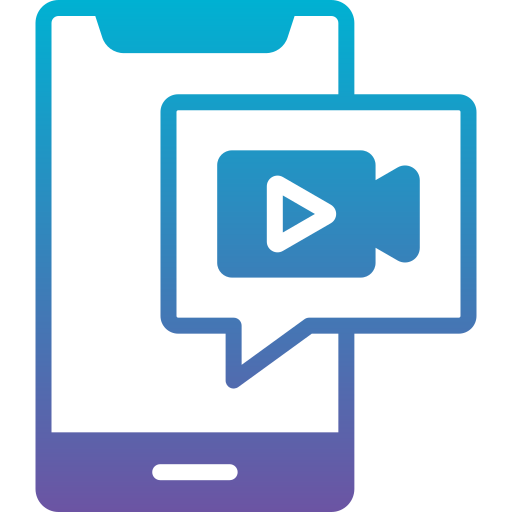 Video call Generic gradient fill icon