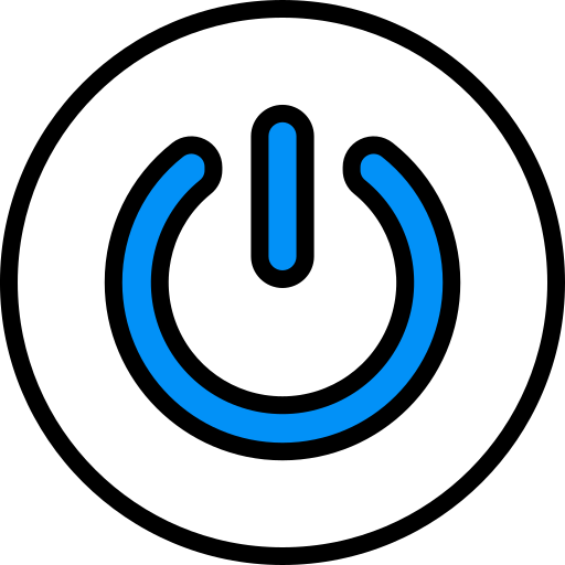 電源オン Generic color lineal-color icon