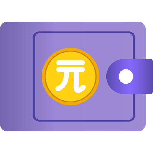 neuer taiwan-dollar Generic gradient fill icon