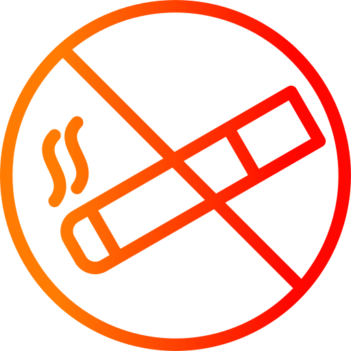 niet roken Generic Gradient icoon